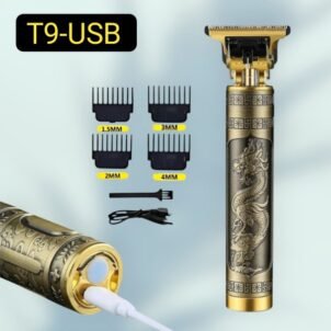 type c rechargeable vintage t9 trimmer
